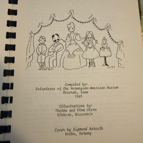 Vintage 1969 Pioneer Cookbook by Volunteers of the Norwegian-American Museum - Picture 2 of 3